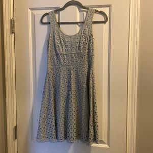 Ann Taylor Loft dress. Size 2P. Light blue.